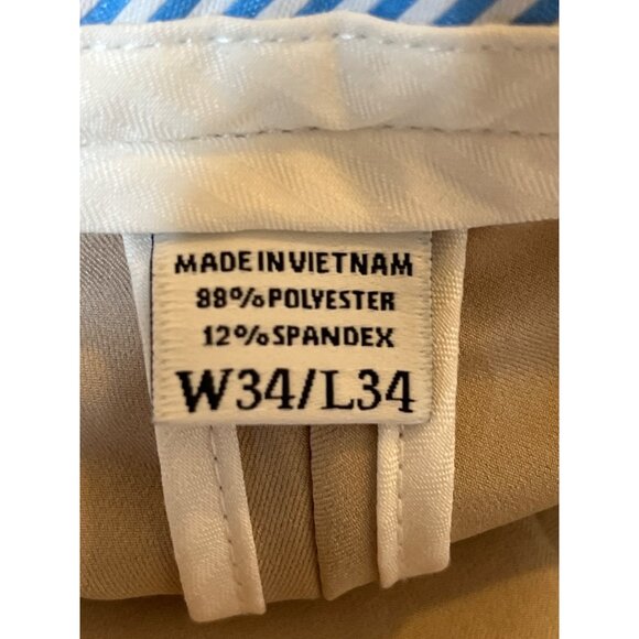 Footjoy Mens‎ Khaki Performance Golf Pants W34/L34 Moisture Wicking - Picture 8 of 8